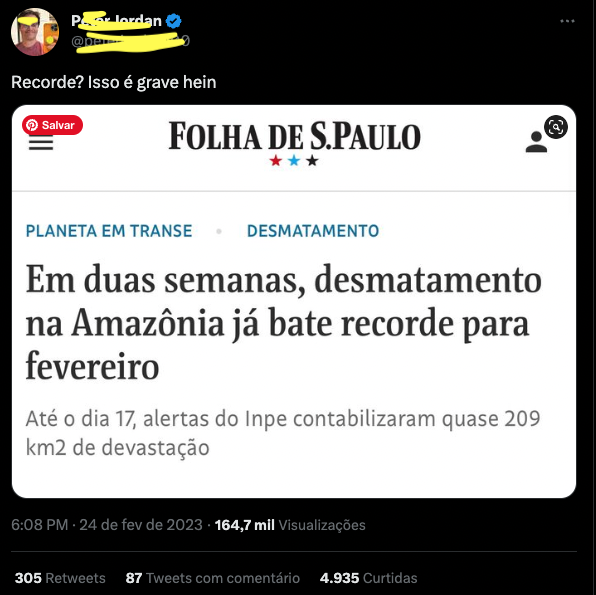 fabioyabu's tweet photo. Mamei Nerd ficou 4 anos com as bolas do bolsonaro na boca. Não disse um A sobre o pantanal em chamas, sobre fila de ossos, sobre gasolina a 10 reais, sobre 700.000 mortos por covid. Mas agora é o nosso guerreirinho do clima. https://t.co/UmwxUYvgjK