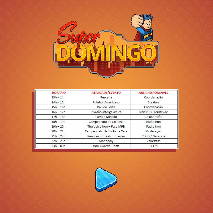 pixelizandoofc's tweet photo. Vamos participar do Super Domingo no @NossoIron, nosso evento será o Invasão Intergaláctica com prêmios e emblemas. 🛸 https://t.co/z8v2Dj6RP3