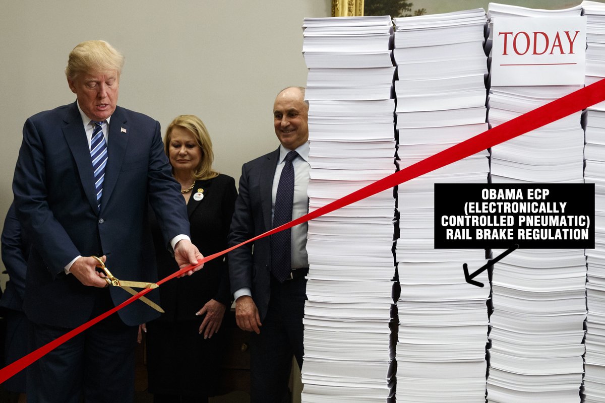 #TrainDerailment #NorfolkSouthern #EastPalenstine #Deregulation #ECP #FEMA #EPA 
That time Trump held a photo op of all of his Regulations Cuts and thought it was a good thing.

Joy Behar was right. You voted for this Ohio.
