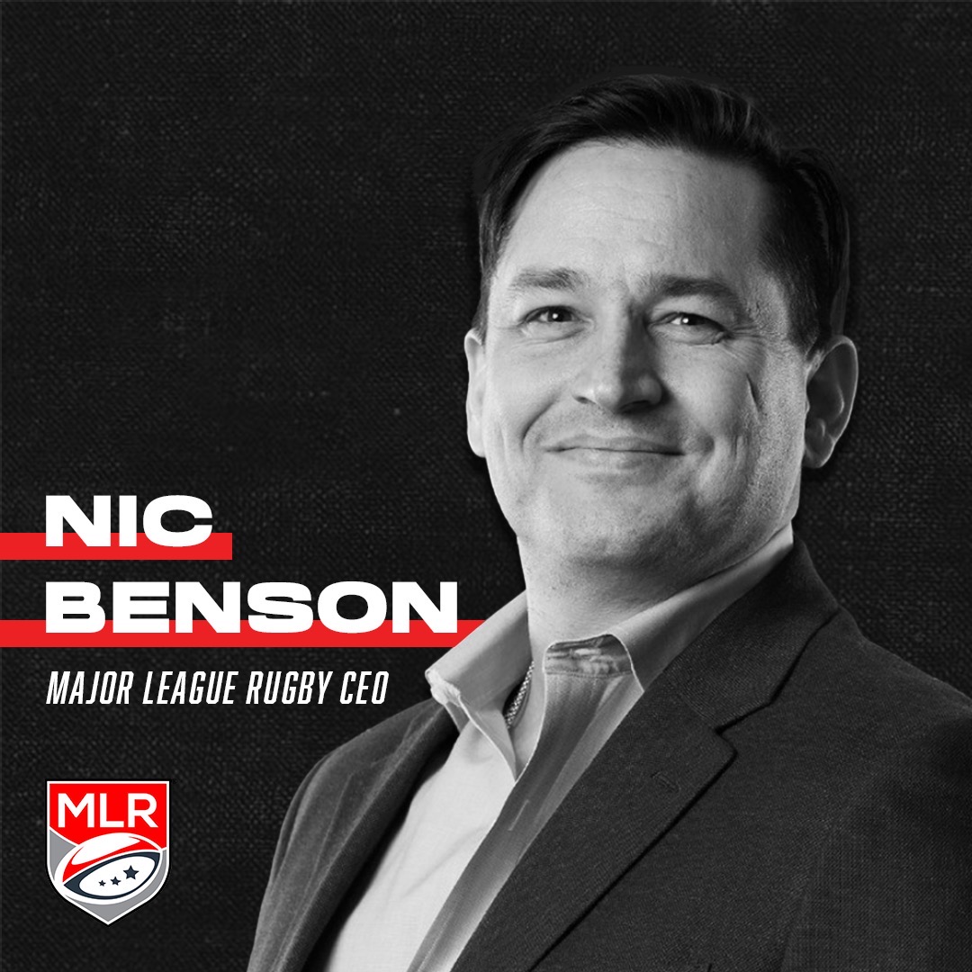 usmlr's tweet photo. Major League Rugby welcomes Nic Benson as CEO.

Read the full press release: https://t.co/dF1CfsK2aJ https://t.co/7oPR6765Ky