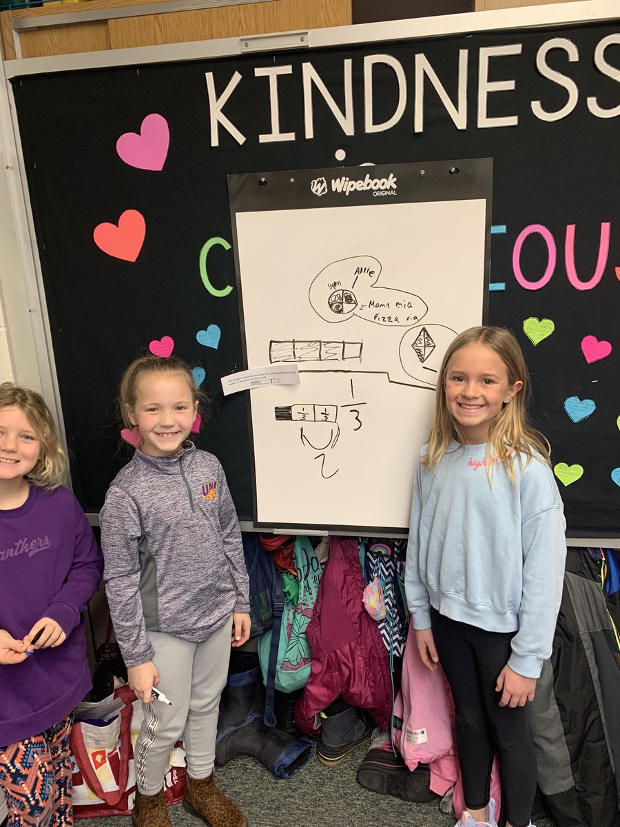 TaraEstep's tweet photo. Loved seeing the awesome thinking from these 3rd graders today! @KimCawelti #tigerpride #collaborativethinkers #problemsolvers https://t.co/pijqyRpot6