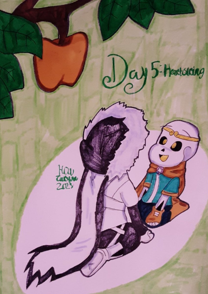 HeavenOfNirvana's tweet photo. @LOYNEAVII
This time today I won't messed up Cross' scarf.
Creamweek | Day 5: Heartstring
#creamweek #creamweek2023 #undertale https://t.co/2deFwV2yTH