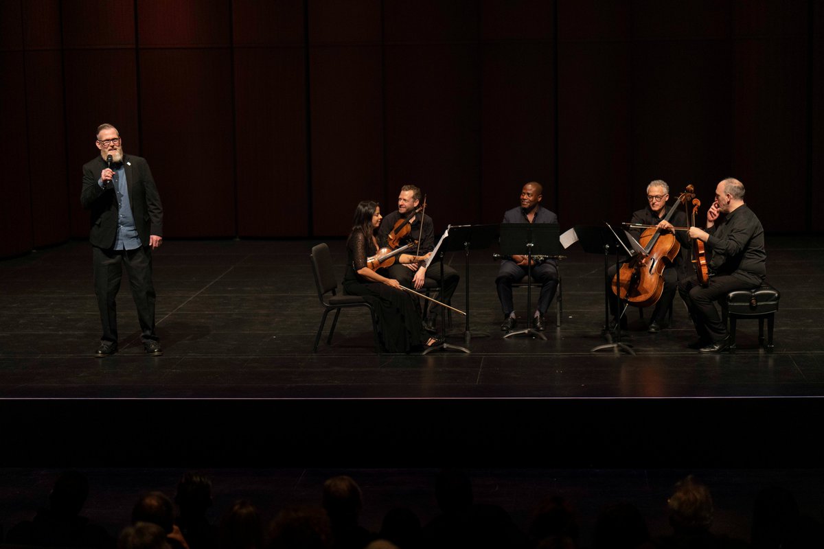 What an amazing world premiere last night of <a href="/BenMusic_1/">Ben Shirley</a> latest composition "High Sierra Sonata" at the <a href="/TheWallisBH/">The Wallis</a>. We are so proud of you!