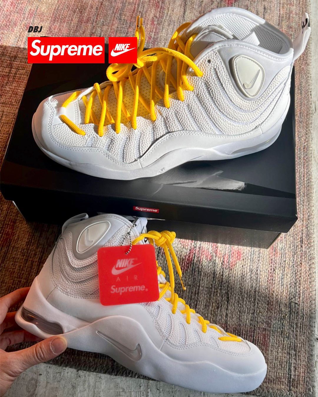 Complex Sneakers on X First look at Supreme s Nike Air Bakin collaborations. Potentially releasing next Thursday March 2 per DropsByJay. https t tYZAKWY0yT X