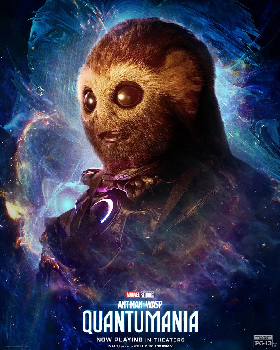 Ant-Man and The Wasp: Quantumania on X: Welcome to the Quantum Realm.  Check out the brand-new character poster for #FurryFace in Marvel Studios'  #AntManAndTheWaspQuantumania. Now playing in 3D, only in theaters. Get