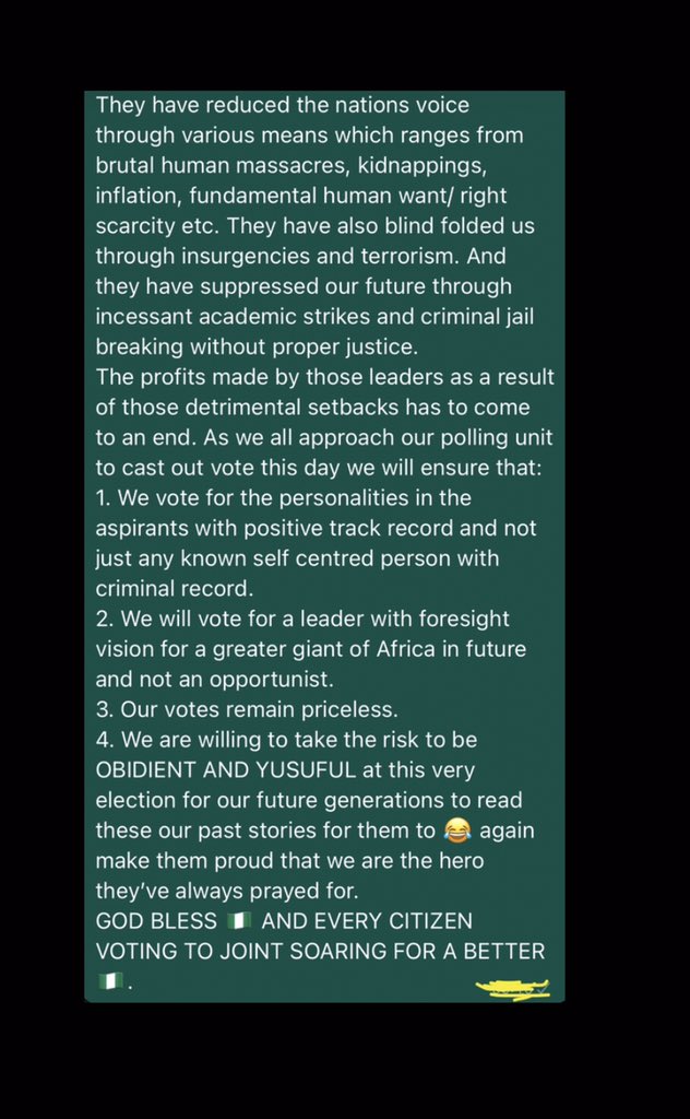 #EndASUUStrikeNow 
#WeCantContinueLikeThis 
#EndSARS
#IPOB 
#BokoHaram
#NYSC
#TakeBackNaija
#Sabinus
@NigEducation
@MBuhari 
@ASUUNGR 
@Quinmelly5 
@dzeune 
@ProfOsinbajo 
@NANSNIG
@NLCHeadquaters