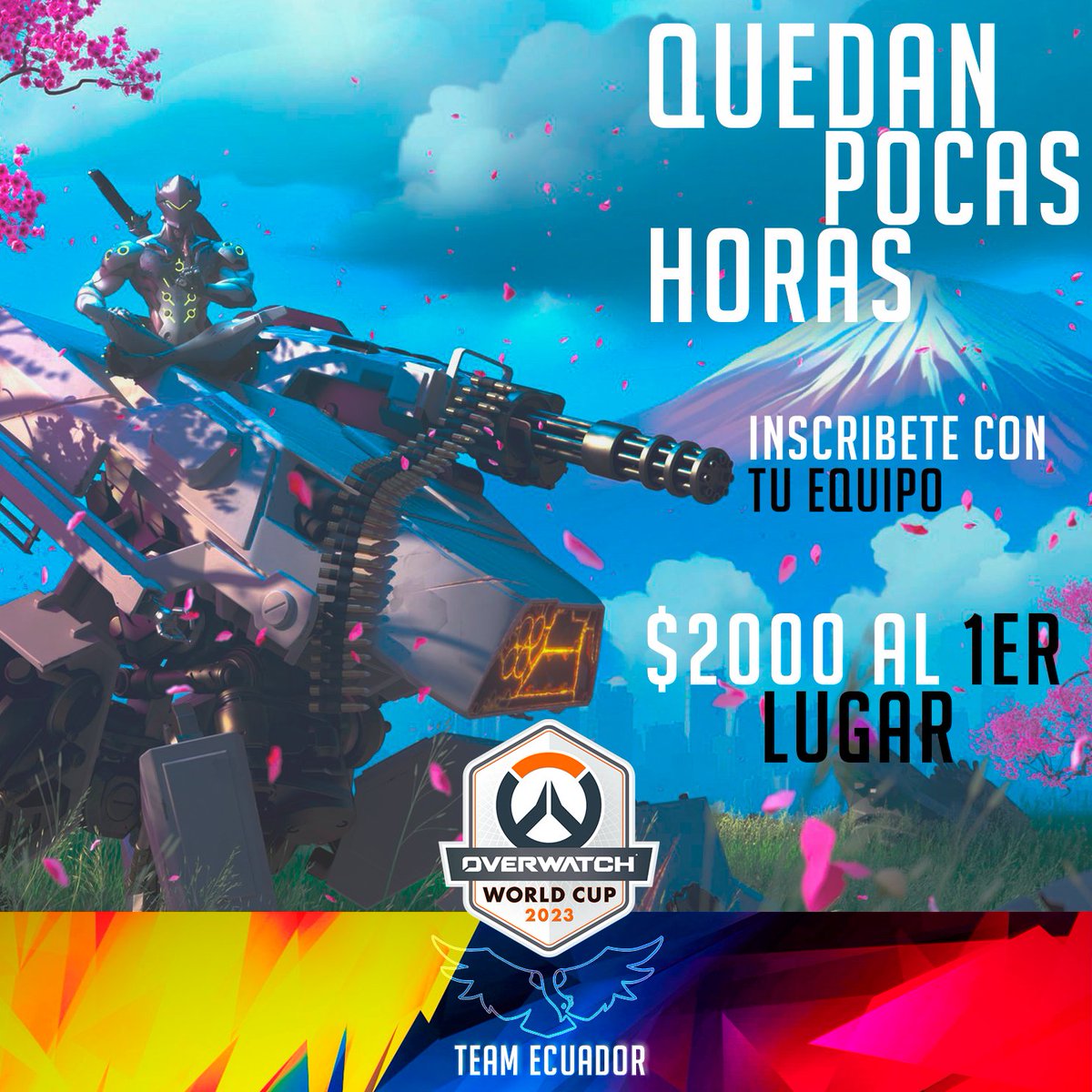 !ULTIMAS HORAS!
Inscríbete  con tu equipo y tener la Oportunidad de Ganar $2000!! y un cupo para los tryOuts!!

Inscríbete: 
overwatch.gamersclub.gg/es/overwatch2/…

No te olvides de unirte al discord de los Trials:
discord.gg/bR26sJEG