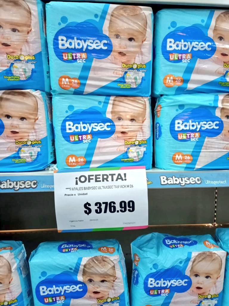 PreciosRosario2's tweet photo. #PañalesEnRosario 👶🏻

👶🏻 Pañales #Babysec Ultra sec x26
📍 @MicropackArg (Circunvalación)
💰 $376,99

#FotoTestigo 📸 https://t.co/8uWrZmIYCT
