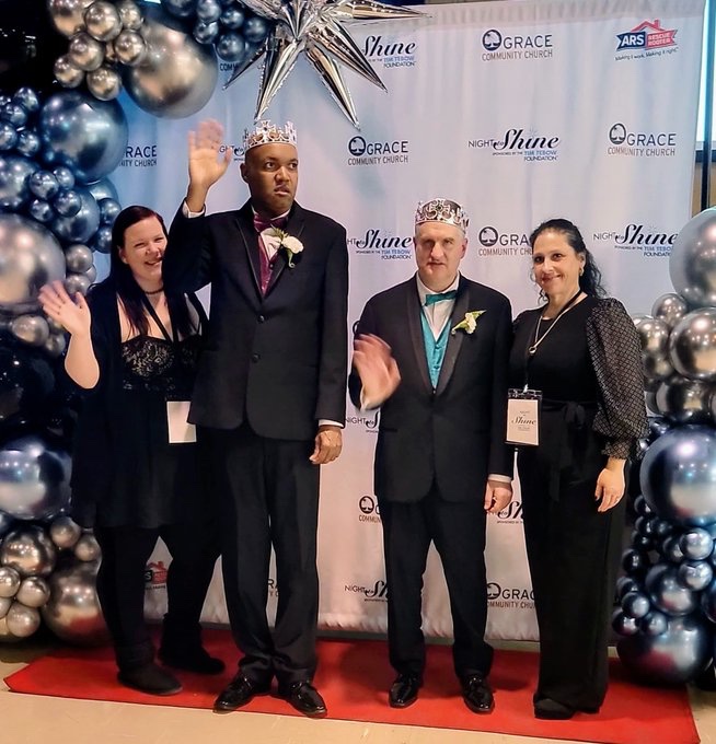 GreystonePrgrms's tweet photo. Greystone Programs is proud to see our individuals shine! Thank you to the @GraceOC for hosting an incredible night.
#NighttoShine celebrates God’s love for our Kings and Queens! #greystoneprograms #GraceOC #timtebowfoundation #orangecountyny #hudsonvalleyny #hudsonvalley https://t.co/IP72803GzU