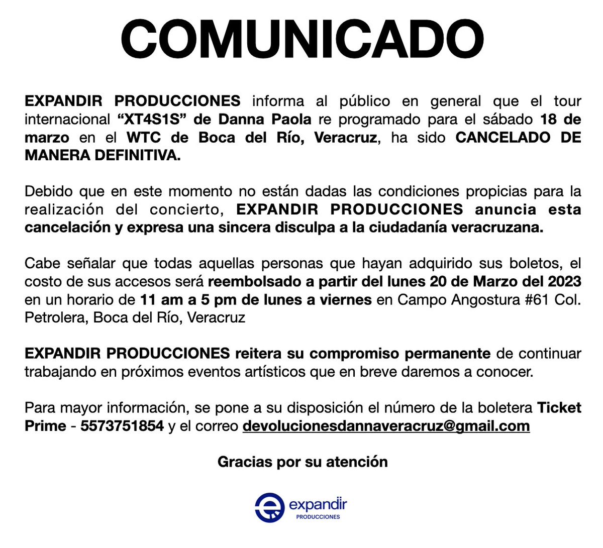 ExpandirPRO's tweet photo. ATENTO AVISO https://t.co/SBxiOwJ5SC