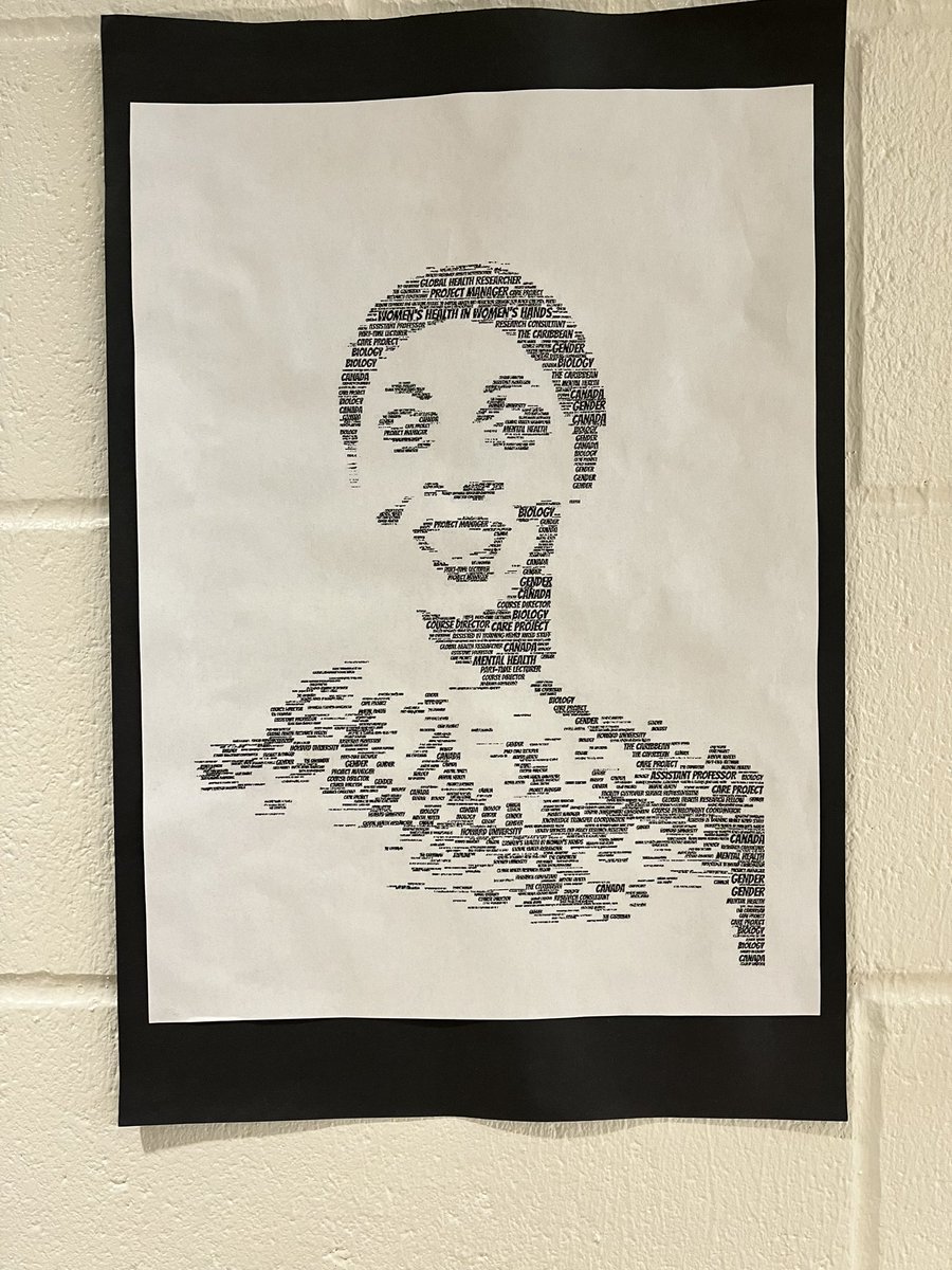 Love seeing my friend @FinallyFa being recognized and celebrated in our school @DesmondHDSB #BHM2023
