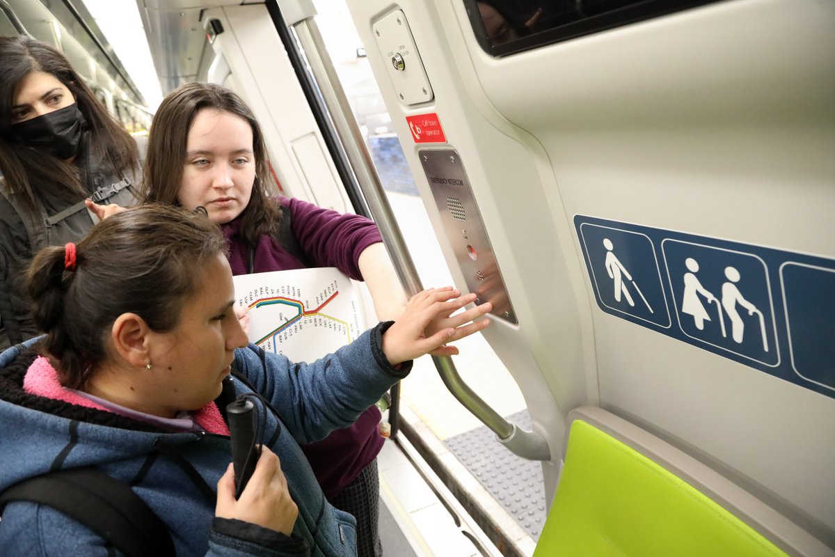 SFBART's tweet photo. BART invites the blind and low-vision community to a virtual town hall on February 28 from 10am-12pm.

BART will describe the system’s accessible features for blind and low vision riders, seek input on some upcoming projects and then have an open forum.

https://t.co/yDpfB7UBpb https://t.co/j8Xx9qmiur