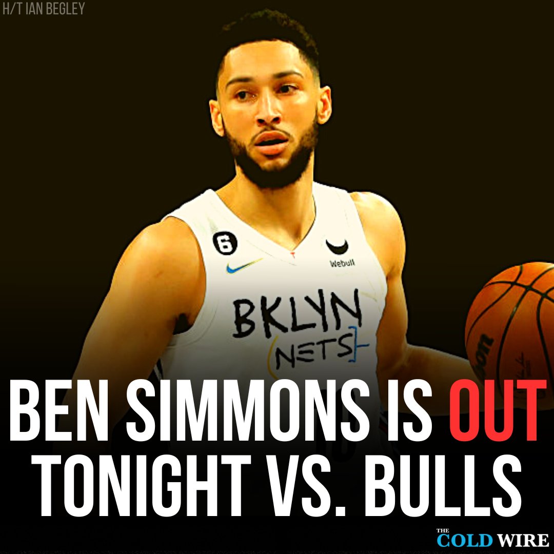 on Twitter "Ben Simmons is OUT in tonight's game vs