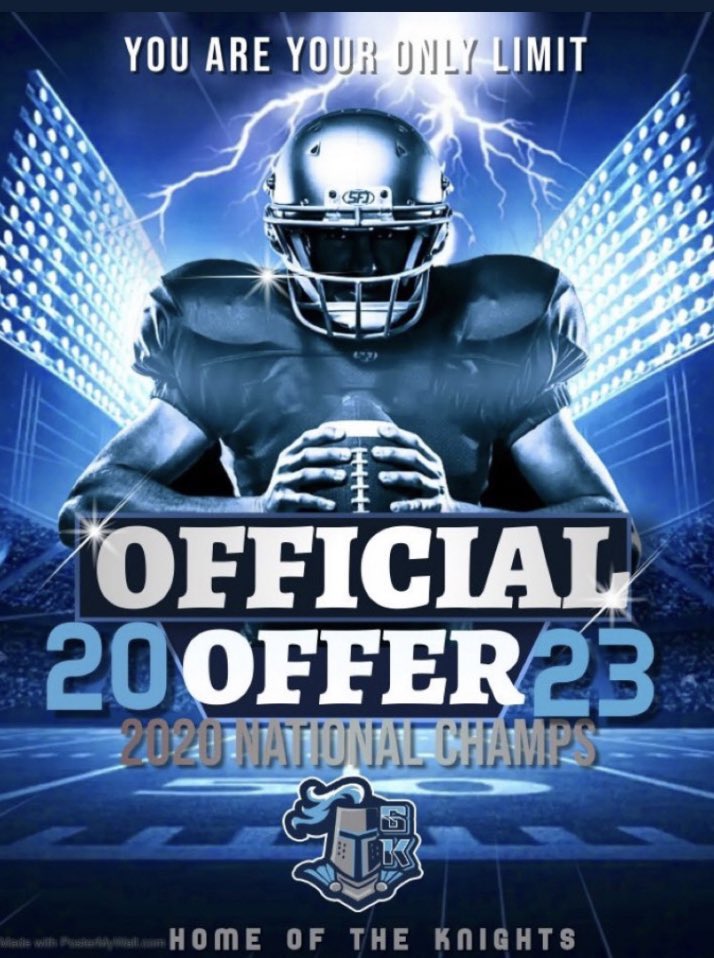 Blessed to receive my second official offer from @GeorgiaKnights1 <a href="/lwild__96/">Lamech Wilder Sr.</a> <a href="/MundysMillFB/">Mundys Mill Football</a> <a href="/CoachWill229/">CoachWilliams 🏈</a> <a href="/Coach_dsmith/">Derrick Smith</a>