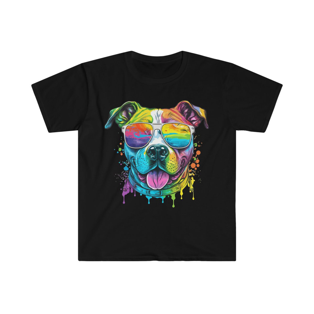 Attention all dog lovers! Check out our latest Watercolour Staffy T-Shirt, perfect for showing off your love for this amazing breed! Get yours now at etsy.me/3KF59LR. #staffylove #dogloversunite #watercolourtshirt #MHHSBD #SBS #Etsy