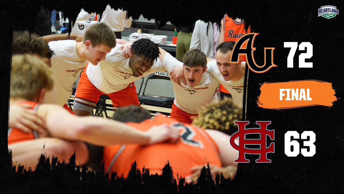 AURavensMBB's tweet photo. We take down Hanover 72-63 to advance to the conference championship!! https://t.co/4vEFXQqjRW