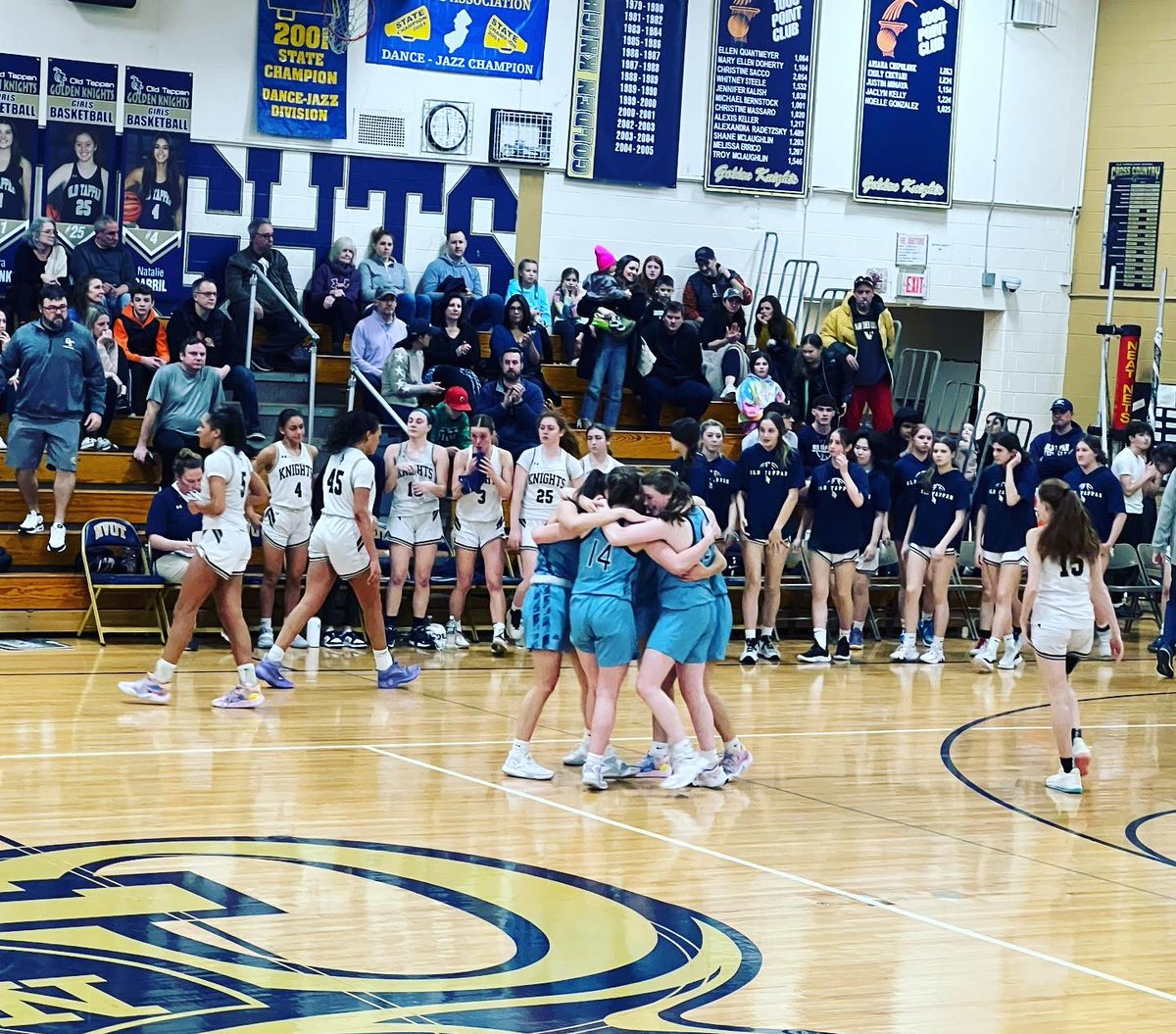 #6 Sparta wins a tough battle over #2 Old Tappan to upset the N1G3 bracket and return to the Sectional Ship two years in a row!! #gutcheck #soproud #freethrows