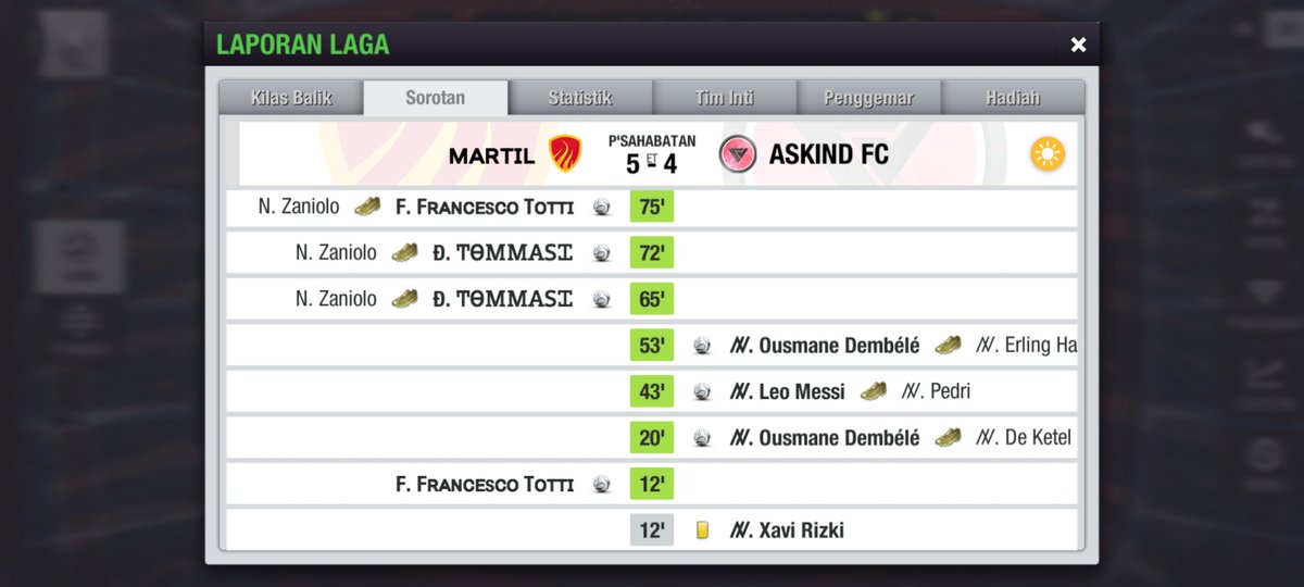 Martil_Official's tweet photo. @LTEILeagueCup semifinal
Vs @AskindFC terimakasih mas https://t.co/iA3QlPAuY2