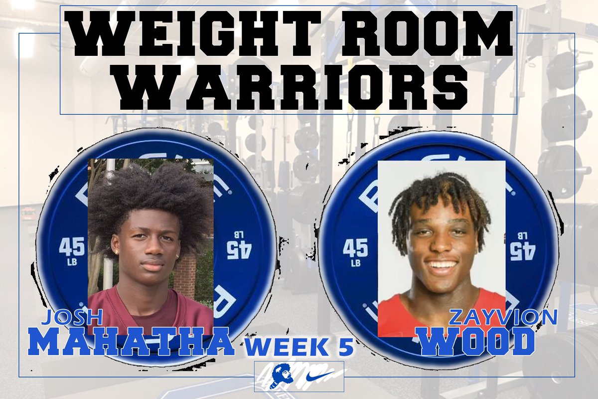 WEEK 5 WEIGHT ROOM WARRIORS!! THE TEAM STACKED DAYS THIS WEEK!! <a href="/GlenvilleStFB/">Glenville State Football</a>