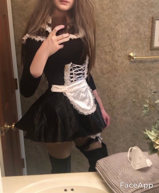 isn't my little slut Winter Skye so sexy in their little maid outfit? 😈 Such a good slut for me 😜 https://t<a href="/tag/mvsales"class="tags"><span>#mvsales</span></a>