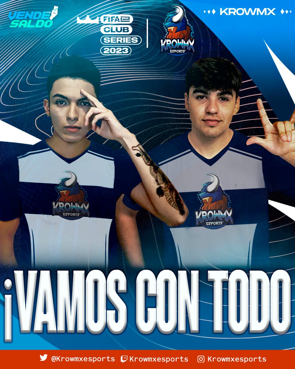 KrowmxEsports's tweet photo. 🔴 EN VIVO

⚔️FINAL DE WINNERS | SEGUNDA SEMANA DE FIFA eCLUB SERIES 2023 | SORTEO  | !BRAKET |  SORTEO | !bracket #KrowIT

🔔Muy atentos, tendremos SORTEO DE UNA TARJETA DE PSN CON VALOR DE $20 USD

🎙️  
@marioaguilarxxi

📺https://t.co/OLYzQrrdFi

¡LOS ESPERAMOS! ⚔️ https://t.co/xbPmcFSwvA