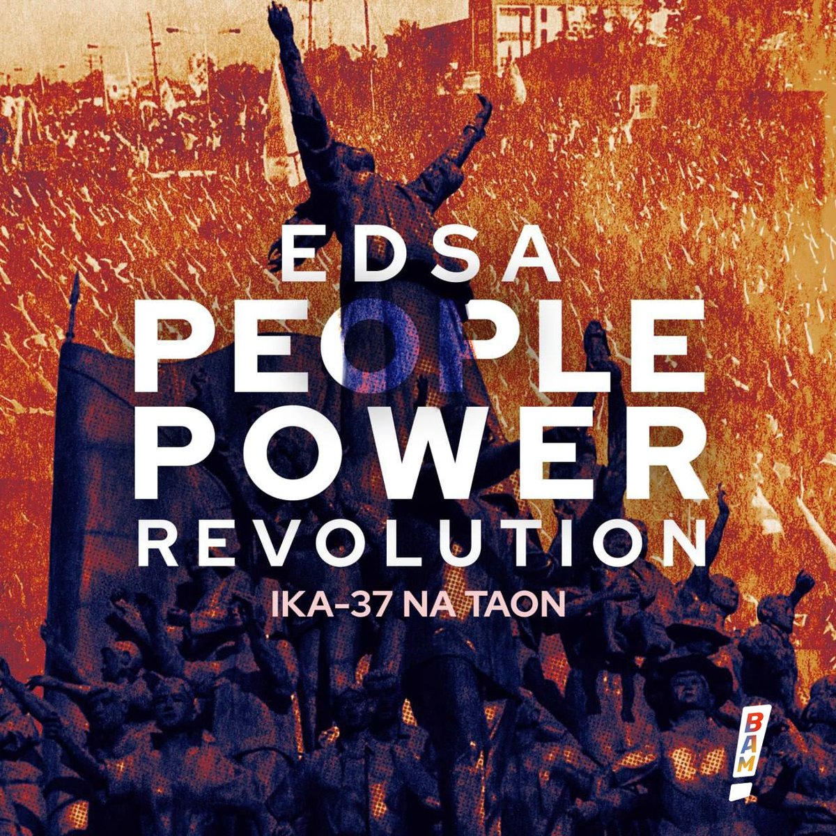 Nakaukit sa puso ng bawat Pilipino ang malalim na pagmamahal natin sa ating bayan.

Isang mapayapang paggunita ng ika-37 na Anibersaryo ng EDSA People Power.

#EDSA37