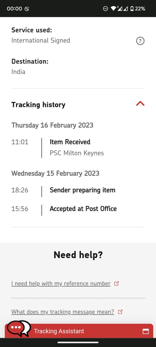 TheKumarRaushan's tweet photo. @RoyalMail I have sent a post on 15 Feb and till now it's not delivered. Most strange past is there is no update on your tracking page in last 10 days. https://t.co/NHHNgX7llp