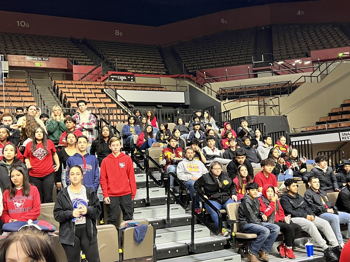 CIF Central Section on Twitter "On the other side of the arena, it’s