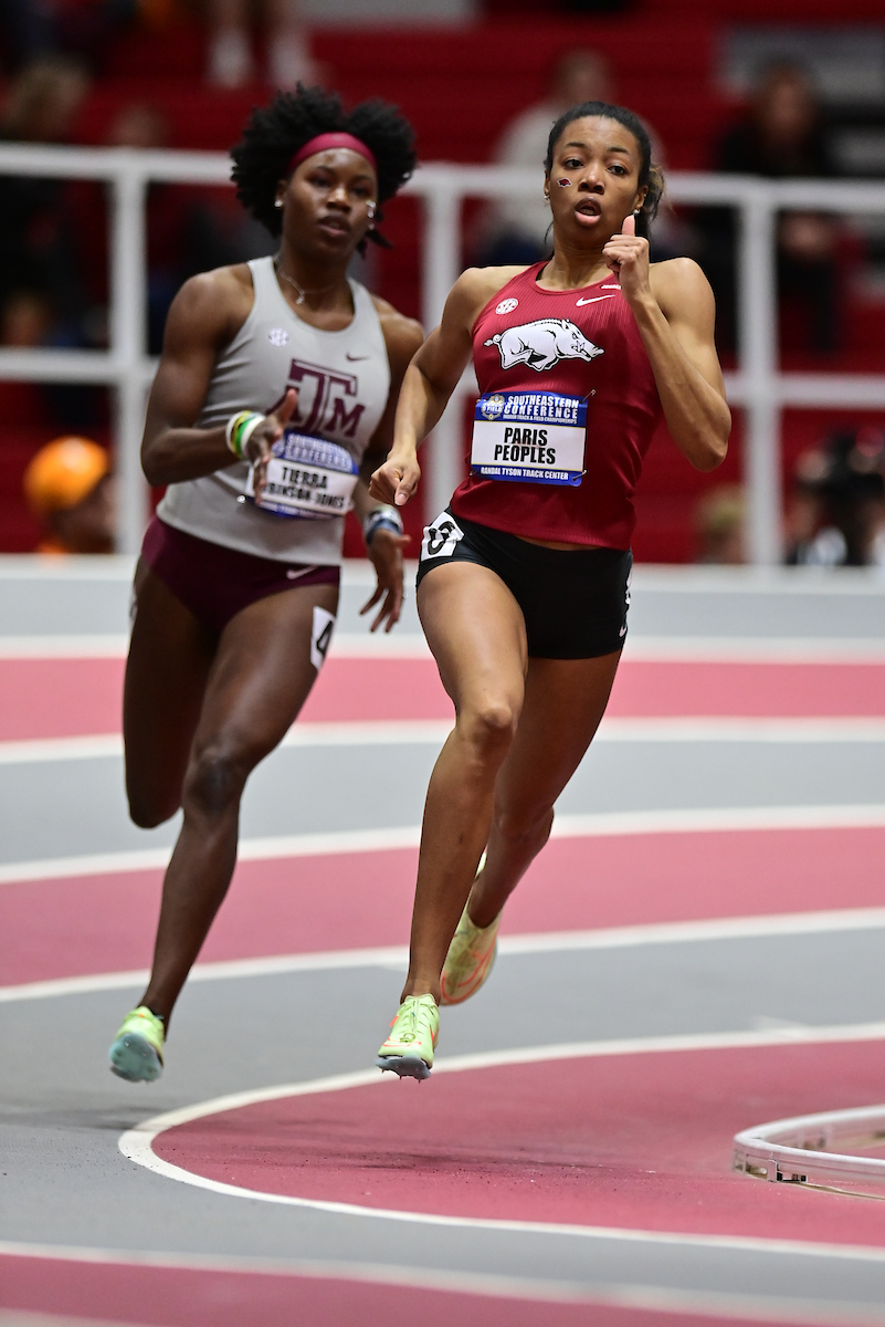 RazorbackTFXC's tweet photo. 2023 SEC Indoor

FIVE Razorbacks advance in women's 400m

2) 51.84 Amber Anning
4) 52.16 Rosey Effiong
6) 52.30 Paris Peoples
7) 52.49 Nickisha Pryce
8) 52.59 Joanne Reid

Just missing cut off of 52.59

10) 53.06 Aaliyah Pyatt
12) 53.12 Ashanti Denton https://t.co/oHB2JYqNF3