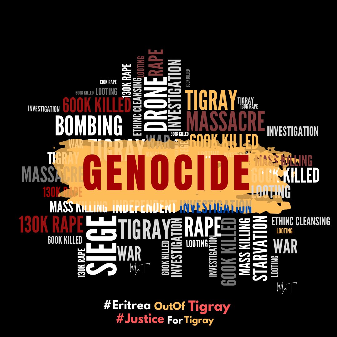 What is the IC waiting for ? + Over #843days , Over 600k people died, 130K+ women & girls were raped, & 91% of ppl facing man-made famine in Tigray for Over TWO years…End #TigrayGenocide #EritreaOutOfTigeay @UN_HRC @POTUS @_AfricanUnion @intalert @MinorityRights @EUCouncil @UN