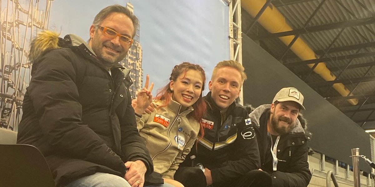 goldenskate's tweet photo. Some Ice Dance impressions at #ChallengeCup 🇳🇱

1. Evgenia Lopareva / Geoffrey Brissaud 🇫🇷 196.46
2. Loicia Demougeot / Theo Le Mercier 🇫🇷 180.00
3. Yuka Orihara / Juho Pirinen 🇫🇮 177.17 https://t.co/bMseTtBuxU