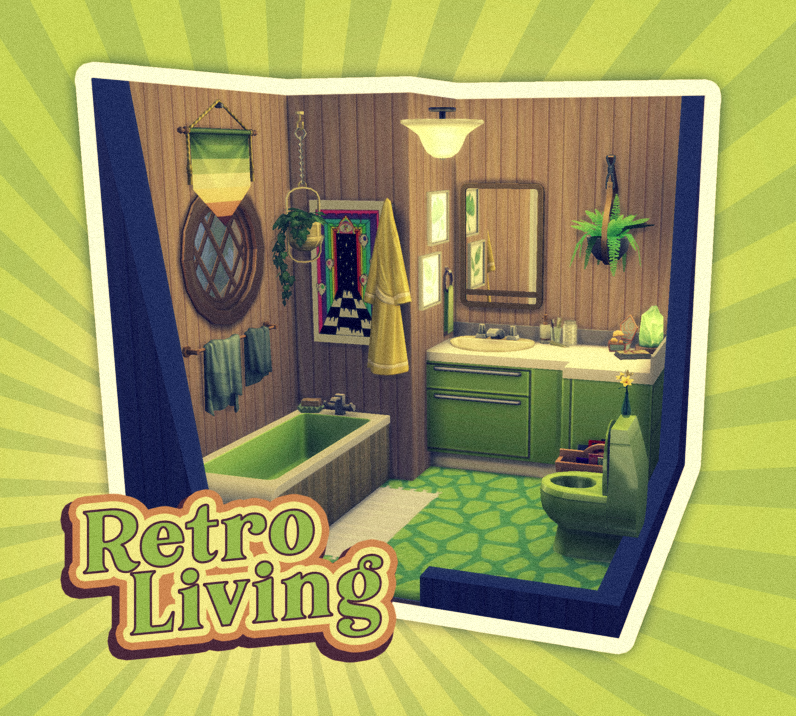 rtiedjens's tweet photo. Day 24 of the #febbuild23 Sims 4 build challenge by
@sims4ideas
Theme: "Retro living in the 70s" A carpeted, avocado green bathroom inspired by a vintage magazine ad #TS4 #ShowUsYourBuilds https://t.co/VDaVAWxTKz
