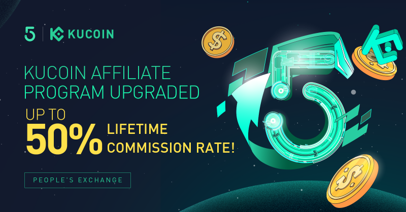 kucoincom's tweet photo. Looking to earn rebates for a lifetime on every qualified trade made by your invitees this weekend? Look no further than KuCoin's Affiliate Program!
With up to 50% lifetime rebate, there' never been a better time to join ⤵️