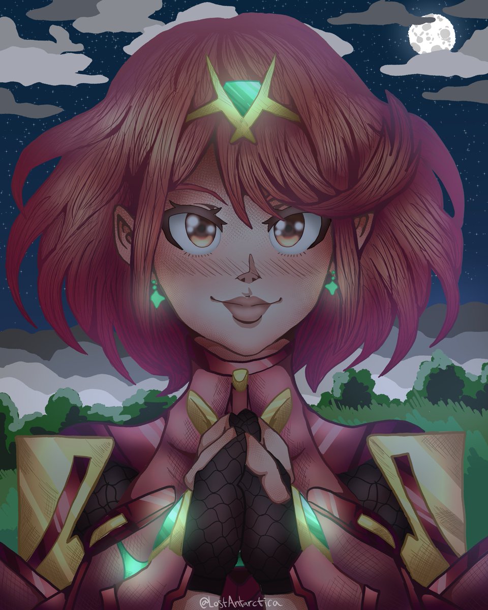 My will to draw is back, here is Pyra
#XenobladeChronicles2