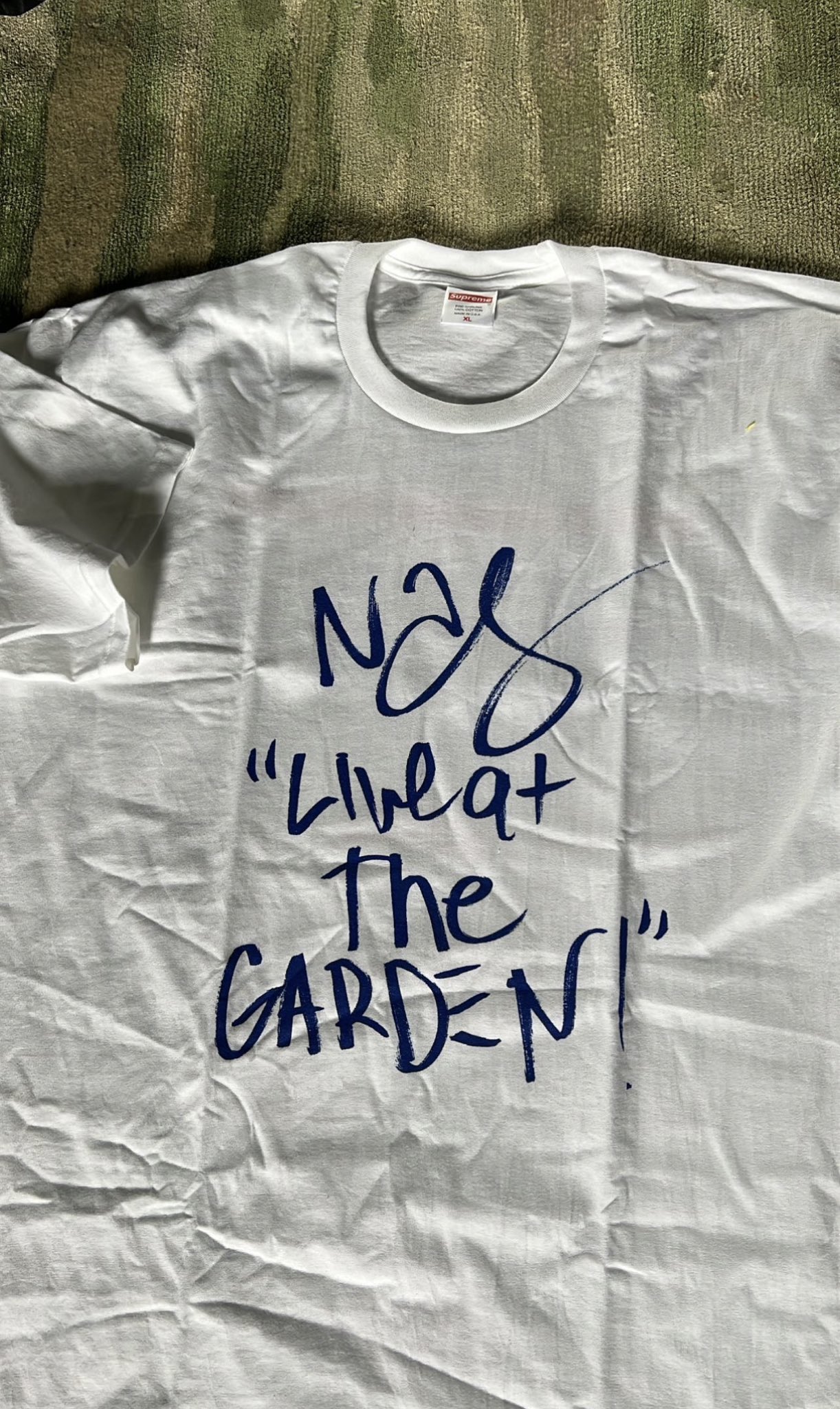 Supreme x nas clearance t shirt