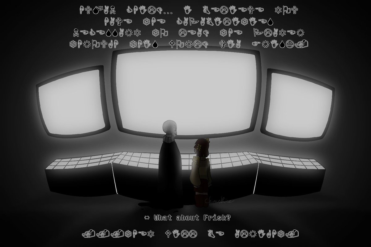 ARunning_Joke's tweet photo. theyre kinda neat together
translation in the description lol
#gaster #wdgaster #wingdings #chara #charadreemurr #undertale #undertaleFanart https://t.co/kHJftGMhdQ
