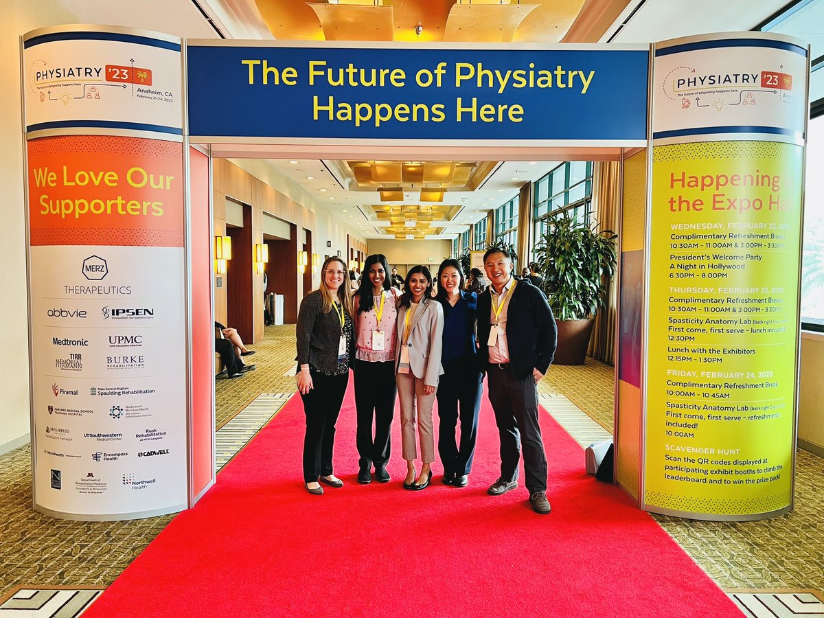 MD Anderson cancer rehab representing at #Physiatry23 #AAP23 @NaumannMd @JegyTennisonMD @DrJessCheng @JackFuMD @CancerRehabDocs