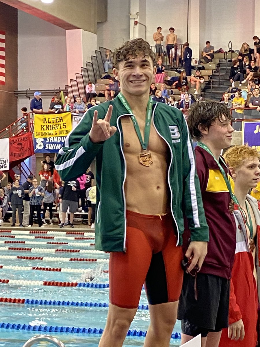 Congratulations Patrick Gibbons for a wonderful weekend. We are so thankful to be surrounded by great coaches, swimmers, and our swim family.   200 free - 4th place, 100 fly - 5th place <a href="/Badinhsswim/">Badin Swimming</a> <a href="/RAMSSPORTS/">Stephen T. Badin High School Athletics</a>