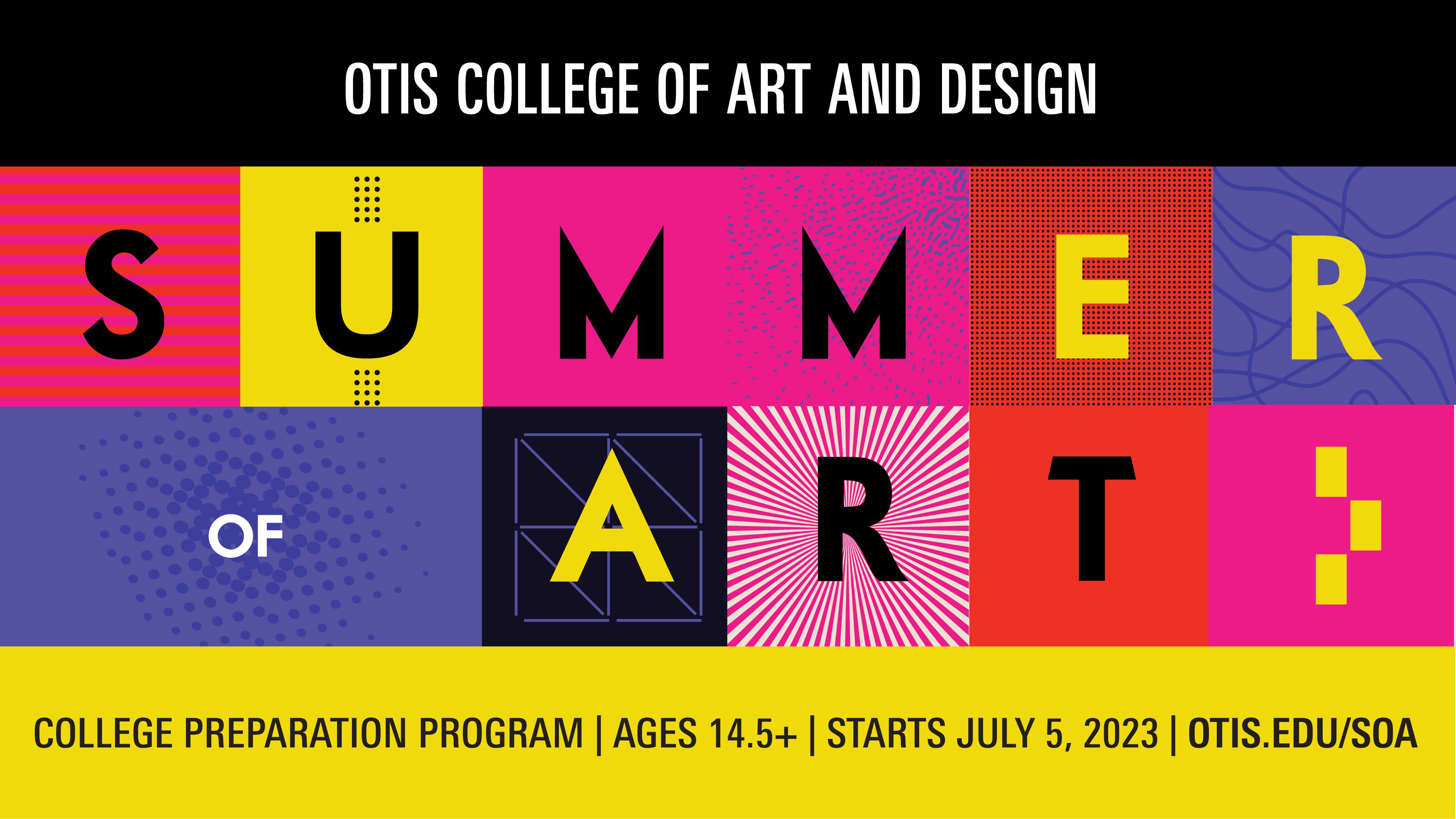 Otis Art School Schedule Calendar 2025