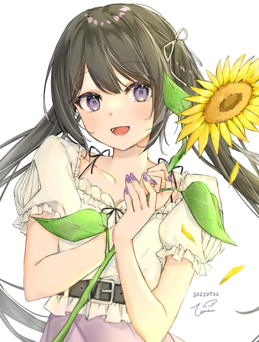 ネットの身内の誕生日絵、今年度はちゃんと全員描けました構図のバリエーションなさすぎて草 