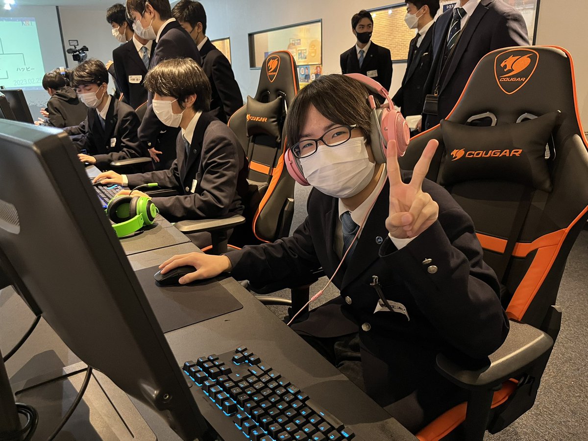 clarkkagoshima's tweet image. 交流戦に向けて準備中です！

 #KBCC
 #クラーク国際
 #eスポーツ
 #高専交流戦