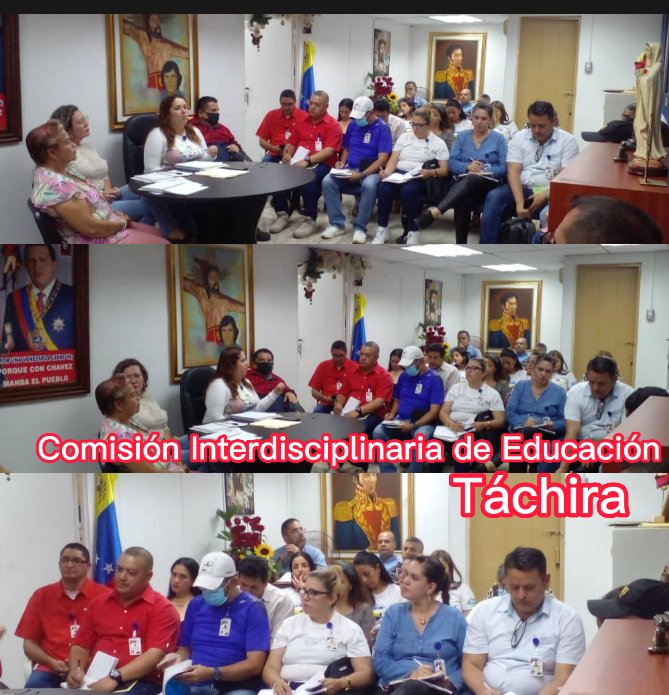 CDCETachira's tweet photo. #24Feb | En el Despacho de Zona Educativa Táchira realizado 2do encuentro de la comisión interdisciplinaria de Educación integrada por @Berzabethg1 Directora #ZET @ZORAIDAPARRA3 Directora #FUNDES
Yunior Clavijo Director Educación @Gob_Tachira @charlychaves Pdta @TachiraCLET https://t.co/D9xeXYYMk4