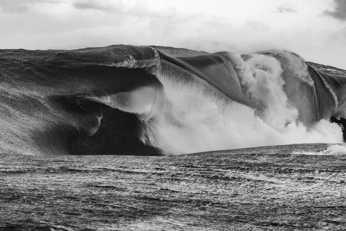 When the ocean gets angry.