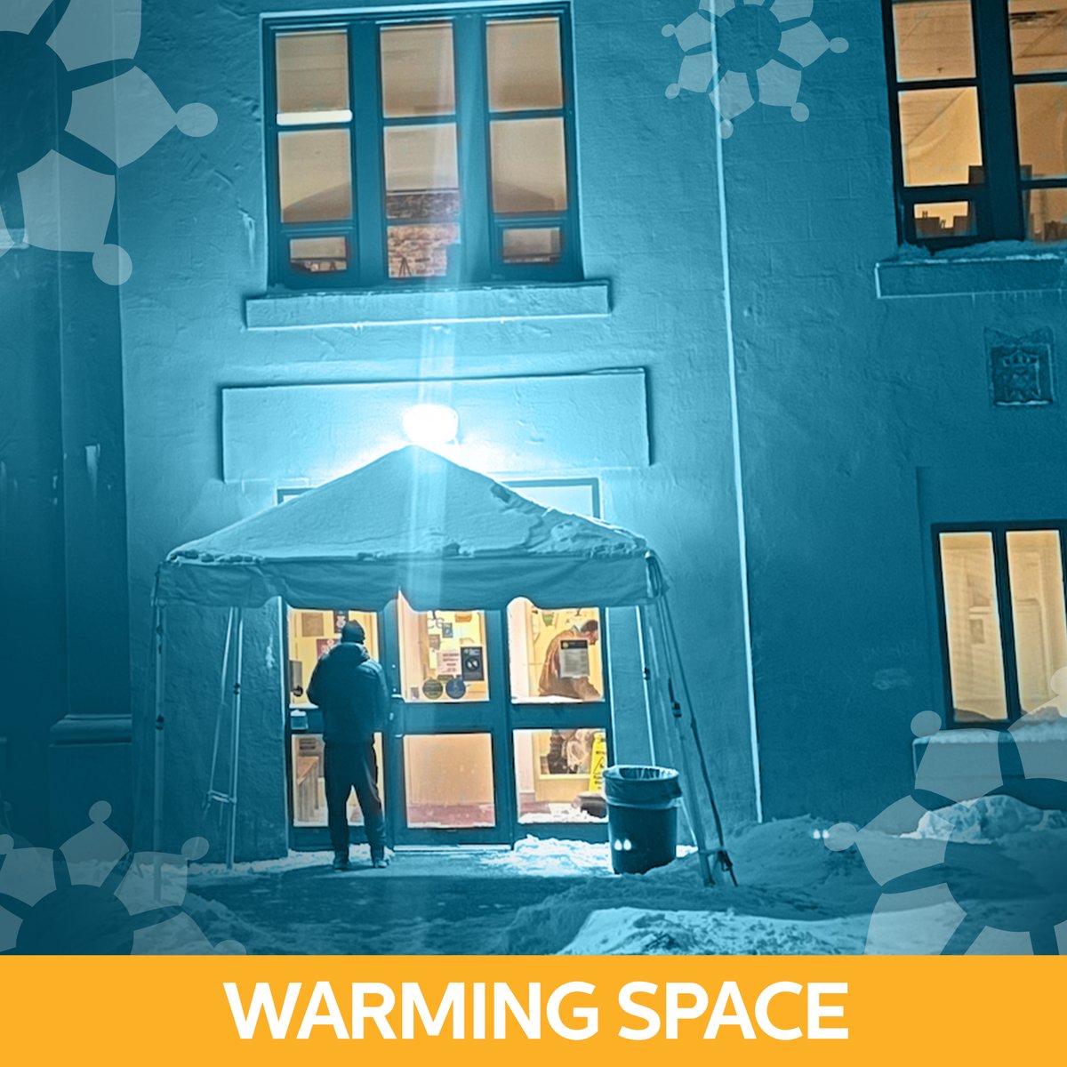 We might be experiencing cold temperatures, but our building is open from 8am to 8pm as a warming space. Drop by for a coffee, hot meal during meal time, or drop in for a chat. All are welcome!

#NoOneShouldBeForgotten
#WarmingSpace