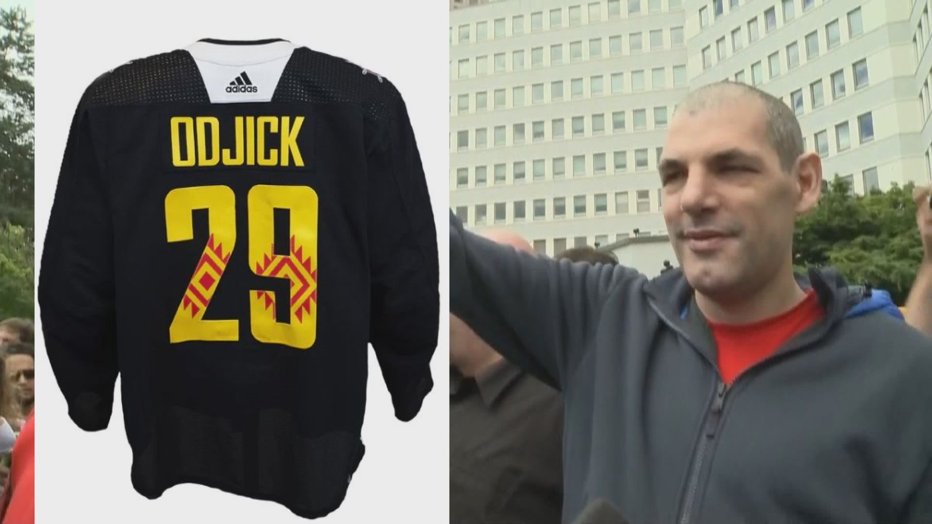 Canucks First Nations jersey honours Gino Odjick