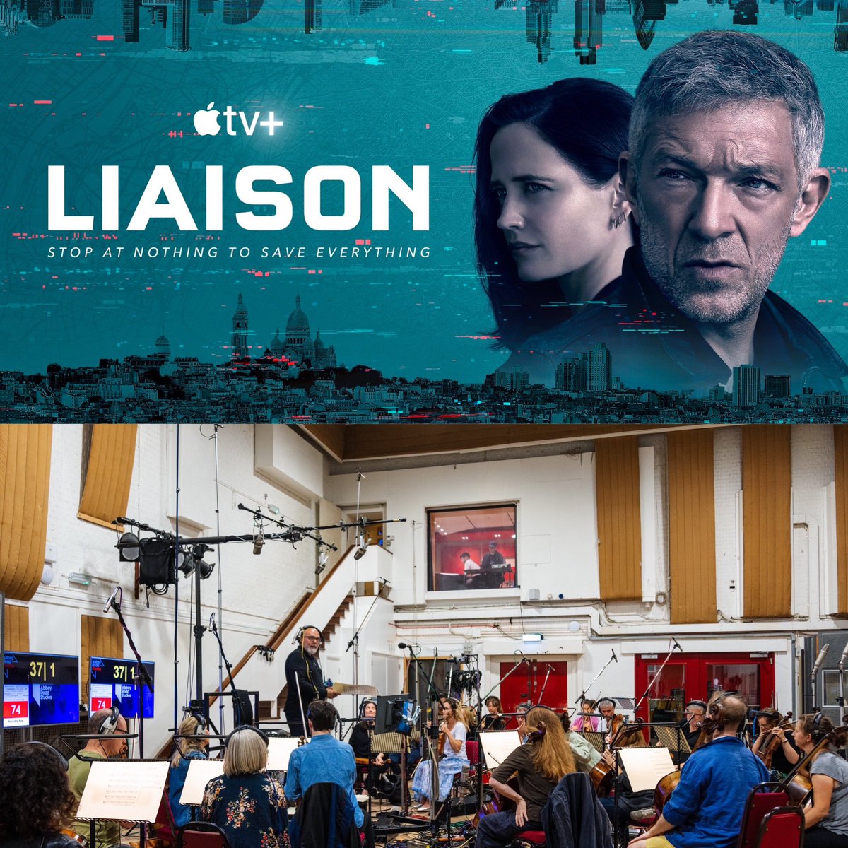 walter_mair's tweet photo. Out on @AppleTV today! 
#Liaison, a hi-stakes espionage thriller starring @EvaGreenWeb (#CasinoRoyale) and #VincentCassel (#Westworld). Directed by  #StephenHopkins (#LostInSpace)

🎻Soundtrack released today on @LakeshoreRecs

💿https://t.co/CvCKzdt1k2

#composer #soundtrack https://t.co/HouOoBr2D3