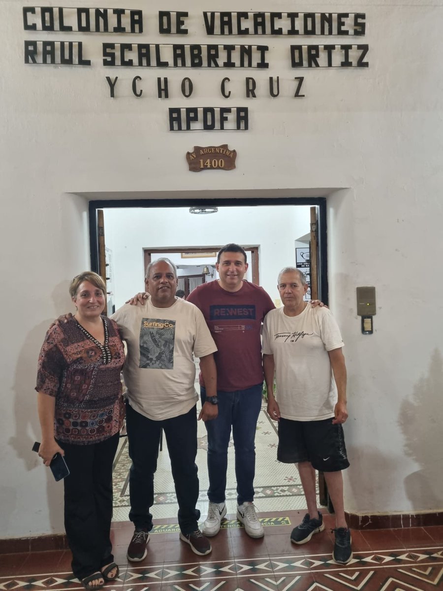 APDFApuertosOK's tweet photo. Nos visitaron el Int. Paulo Tessio y Patricia Alonso Directora del Museo Municipal La Memoria de Icho Cruz quienes junto al Sec. de Acc. Social y Turismo Lucas Carrazana y el Dir. Alberto Mayo, se reunieron para coordinar la difusión de  las actividades que promueve el municipio. https://t.co/f87vF5SdO5