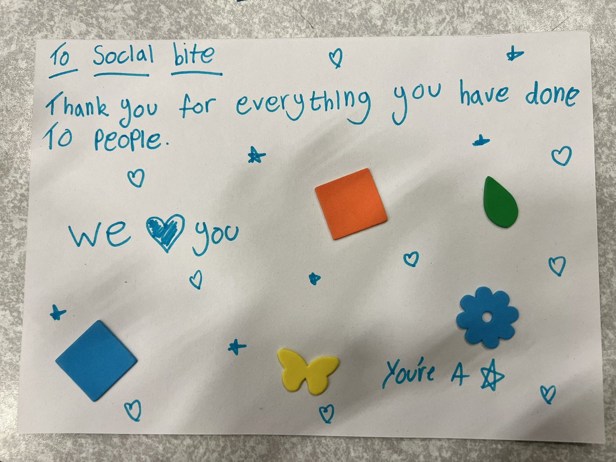 Our school values of #Kindness #Character <a href="/CarlukeHS/">Carluke High School</a> <a href="/SocialBite_/">Social Bite</a>