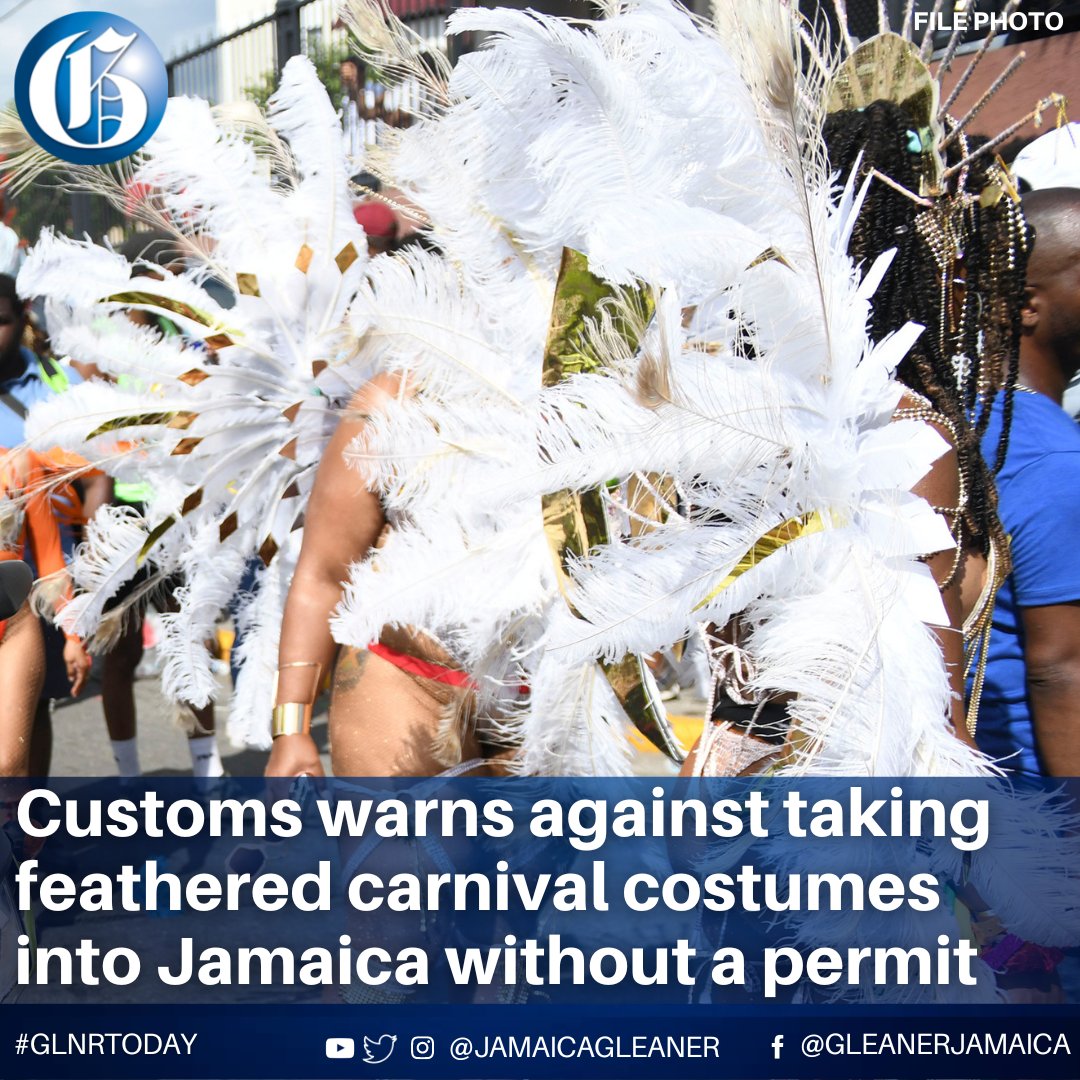 Customs warns against taking feathered carnival costumes into