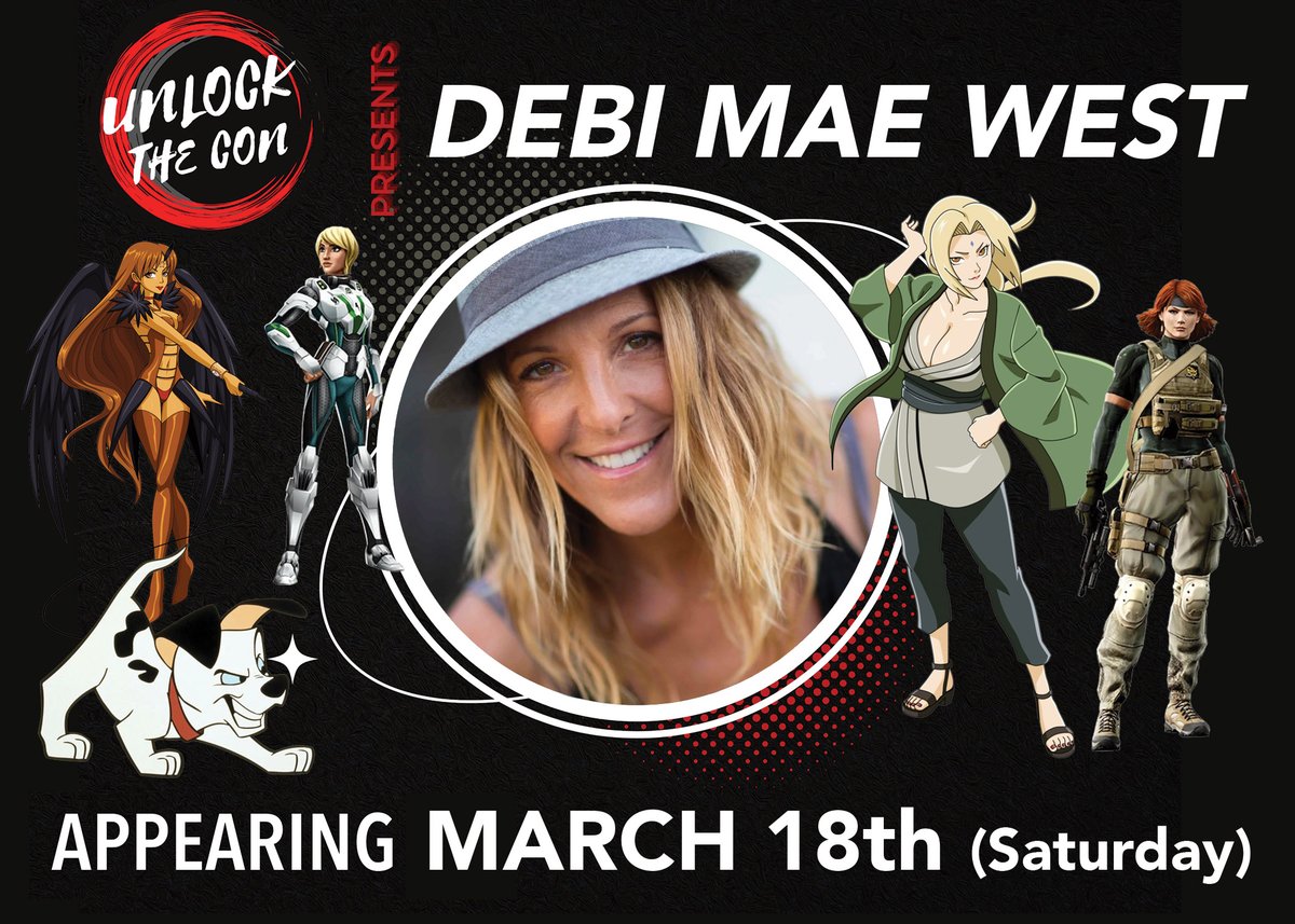 Unlock the Con (@unlockthecon) on Twitter photo Keeping our Line Up going we have Debi Mae West making an extremely rare appearance on March 18th! Lady Tsunade from Naruto & Meryl Silverburgh in Metal Gear Solid! Don't miss this Event! Tickets are almost gone!!
tixr.com/e/61824
<a href="/missmaewest/">DebiMaeWest</a> Keeping our Line Up going we have Debi Mae West making an extremely rare appearance on March 18th! Lady Tsunade from Naruto & Meryl Silverburgh in Metal Gear Solid! Don't miss this Event! Tickets are almost gone!!
tixr.com/e/61824
<a href="/missmaewest/">DebiMaeWest</a>
